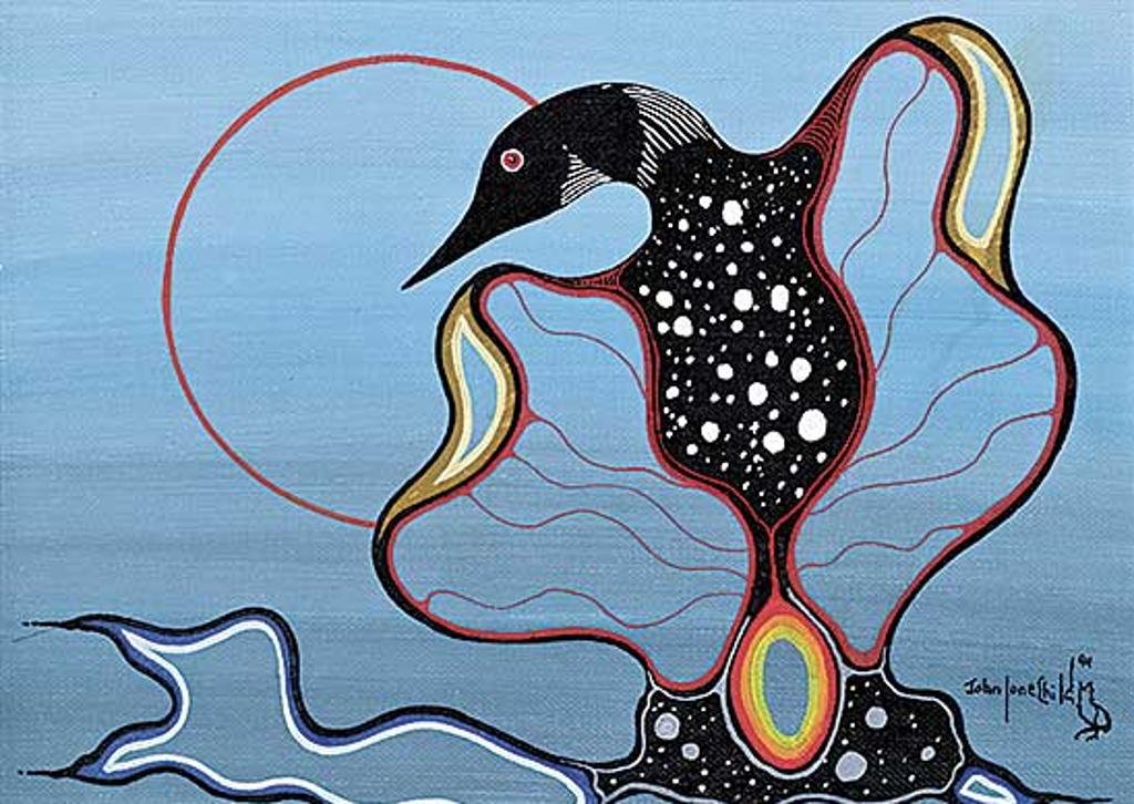 John Lonechild (1962-2020) - Untitled - Loon Spirit