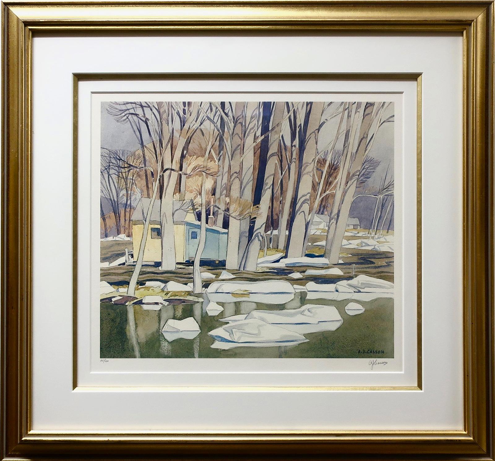 Alfred Joseph (A.J.) Casson (1898-1992) - Untitled (Spring Flood)