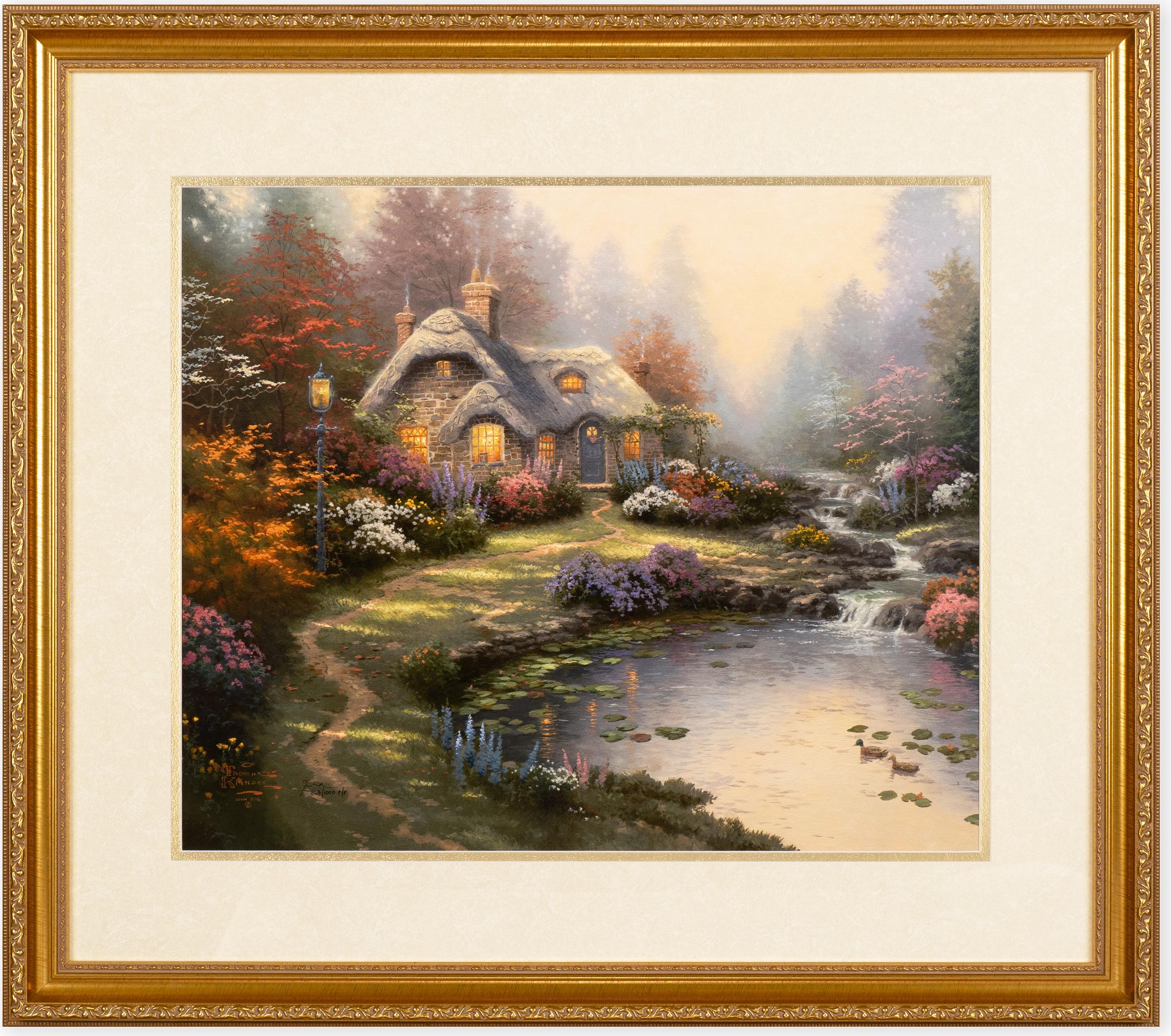 Thomas Kinkade (1958-2012) - Everett's Cottage