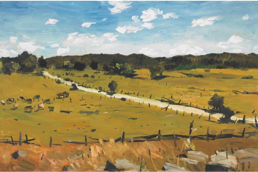 William Goodridge Roberts (1921-2001) - Landscape With Grazing Cattle