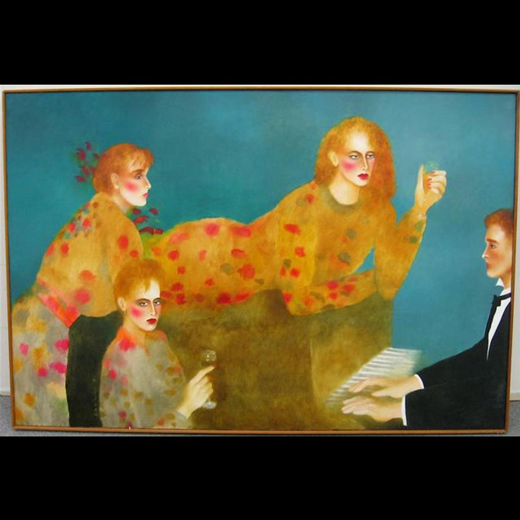 Joanna Zjawinska - Three Ladies Listening To A Pianist