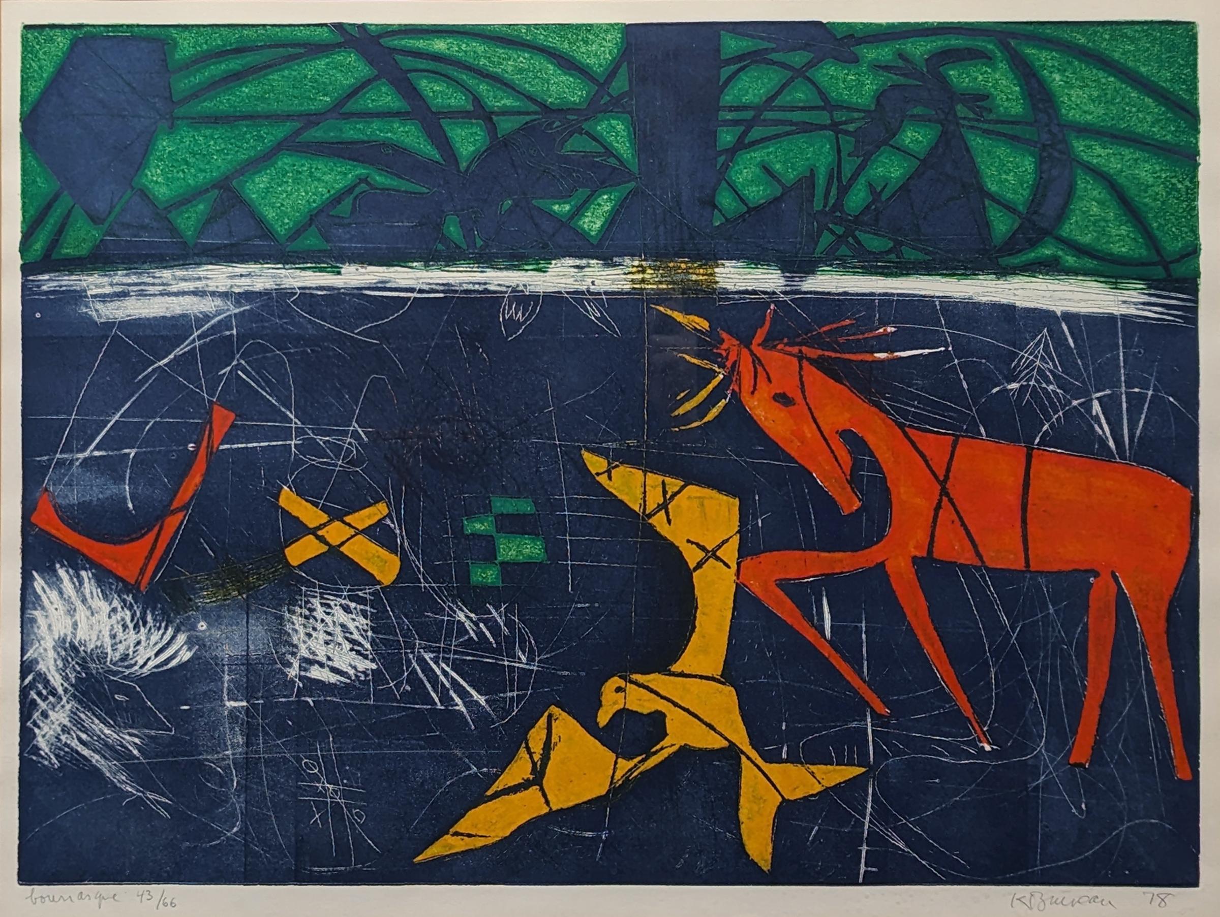 Kittie Bruneau (1929-2011) - Bourrasque, 1978