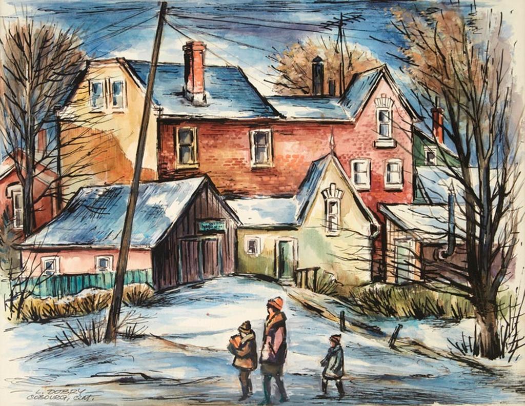 Louis Dobry (1915) - Toronto, Ont., Greenwood Ave. at Sanford Ave.; Houses in Winter, Toronto, Ont.; Toronto, Ont.; Toronto, Ont., Queen St. W.- Jamison Ave Area; Cobourg, Ont.