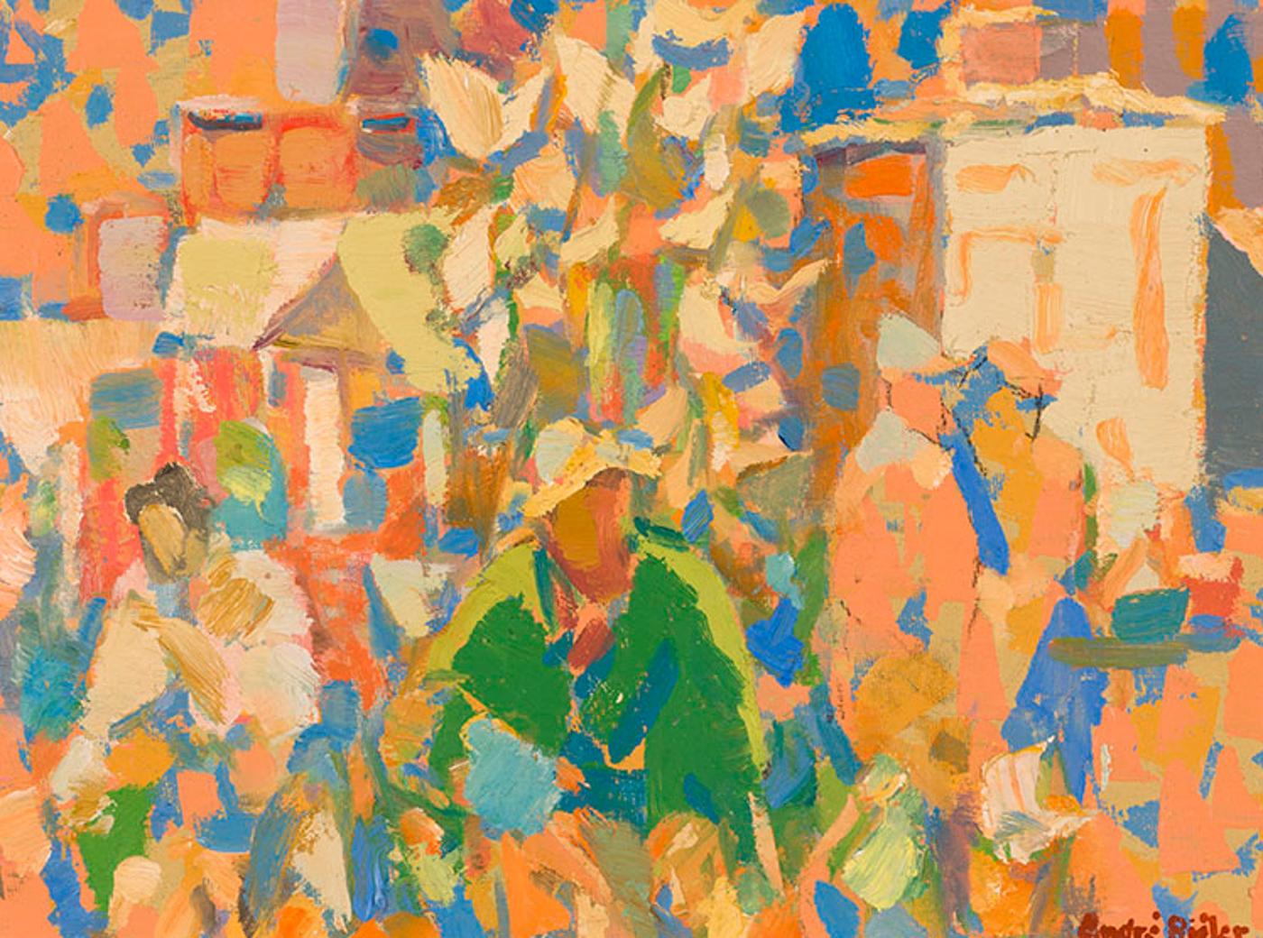 Andre Charles Bieler (1896-1989) - Market Corn