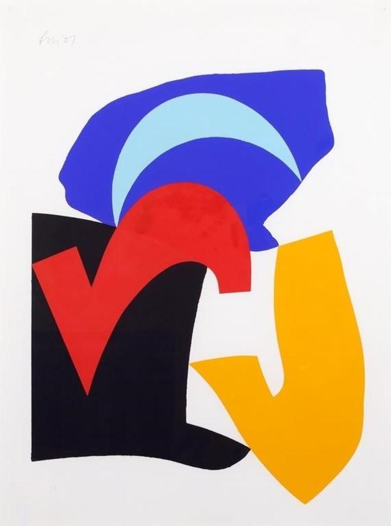 Ronald (Ron) Benjamin Moppett (1945) - Abstract Composition (3b); 2007