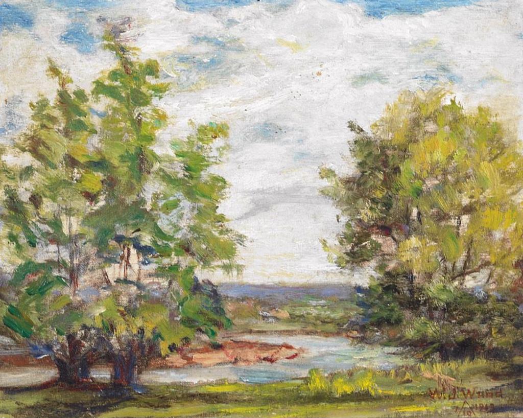 William John Wood (1877-1954) - Landscape, October 7, 1913