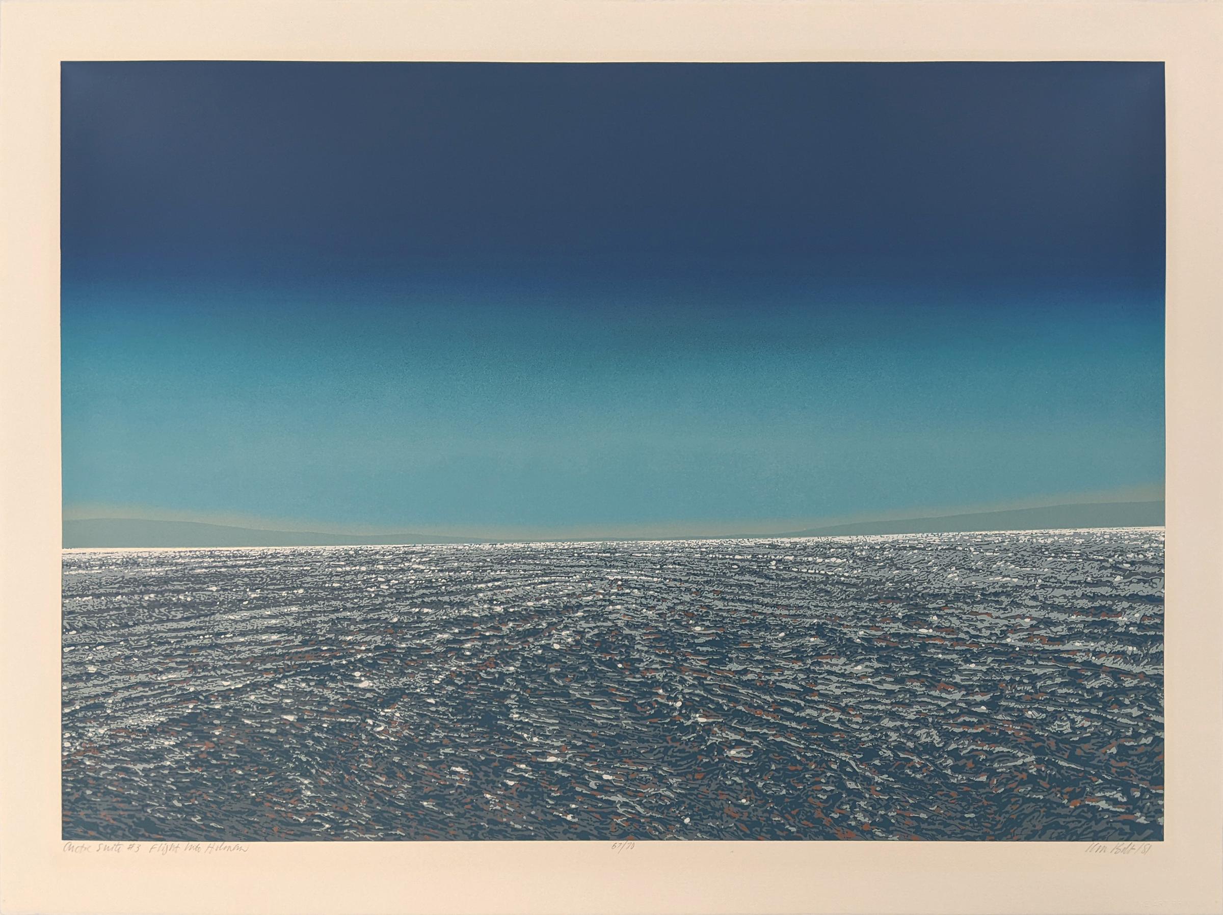 Ronald (Ron) William Bolt (1938-2019) - Arctic Suite No. 3, Flight into Holman, 1981