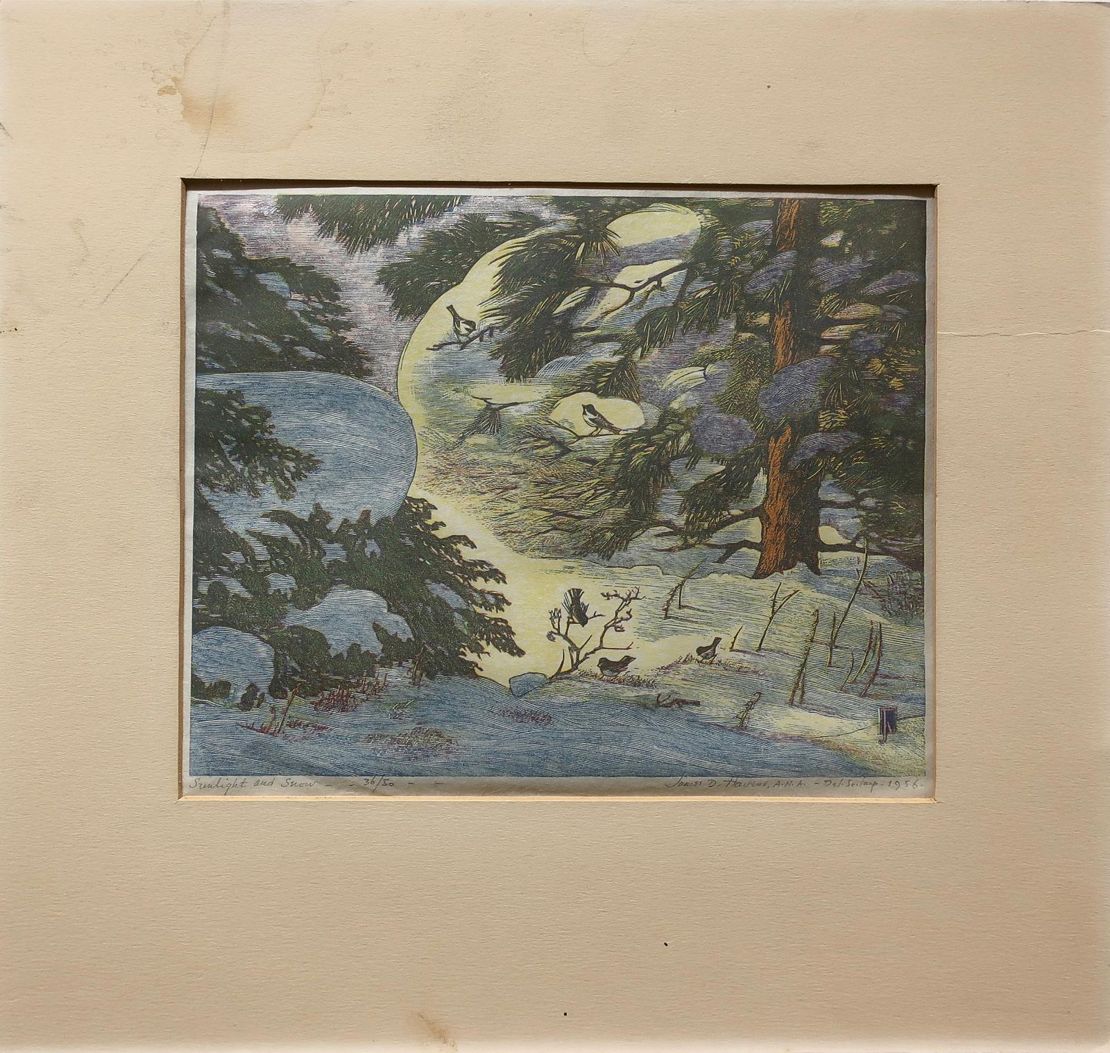 James Dexter Havens (1900-1960) - Sunlight And Snow