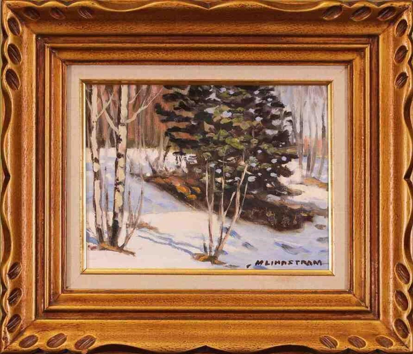 Matt Lindstrom (1890-1975) - Untitled, Winter Trees
