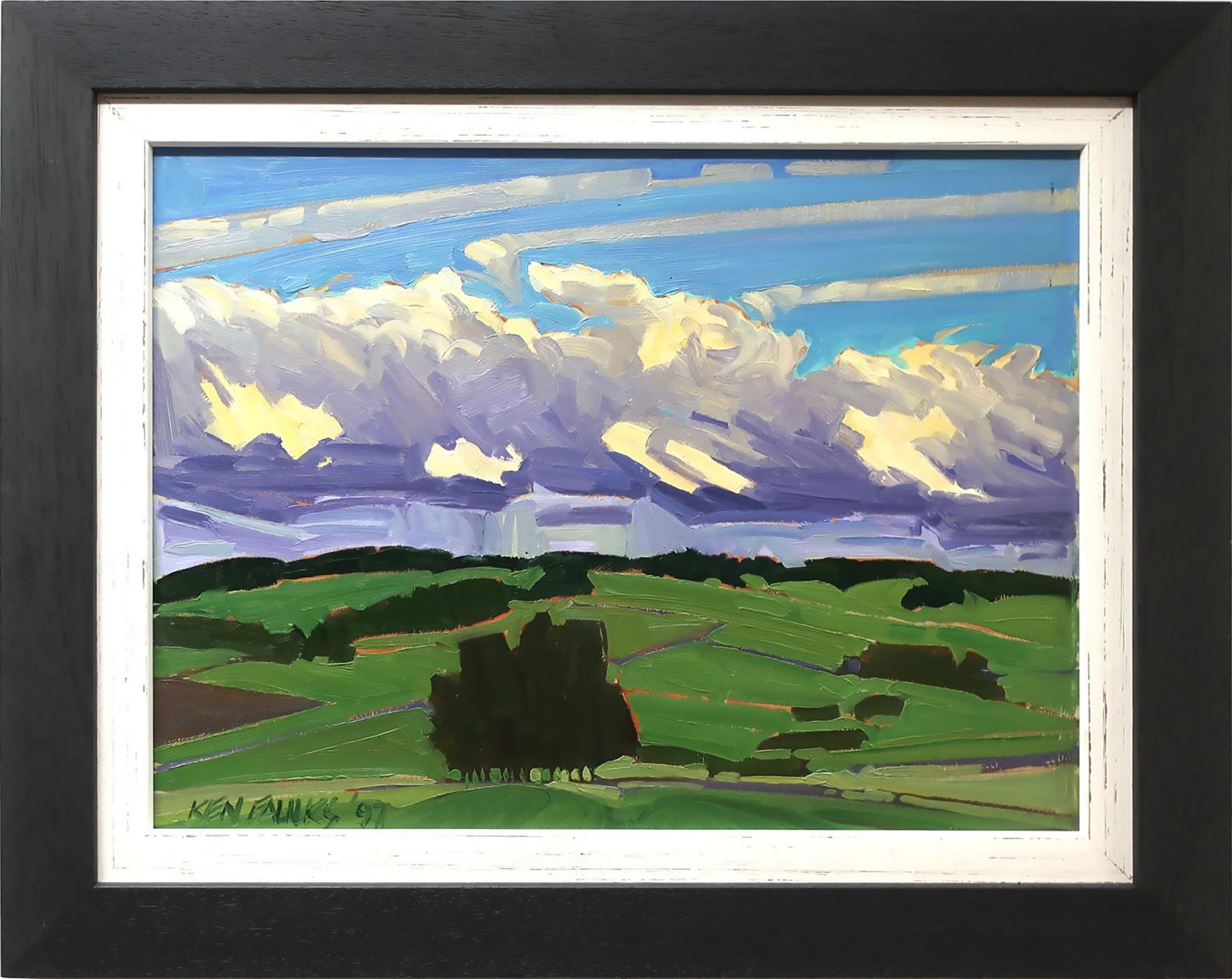 Ken Faulks (1964) - Prairie Clouds, Bowden, Ab