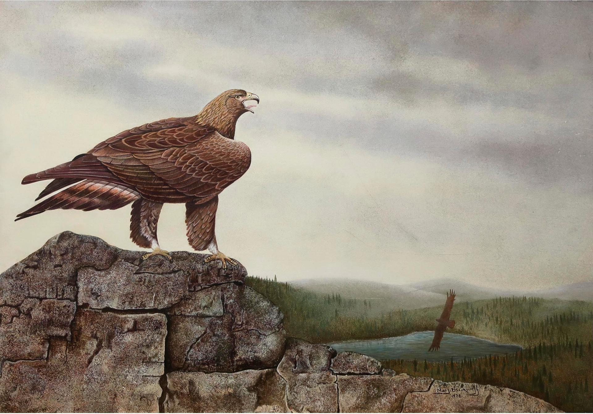 Neil Blackwell - Untitled (Red Eagle Calling Out)