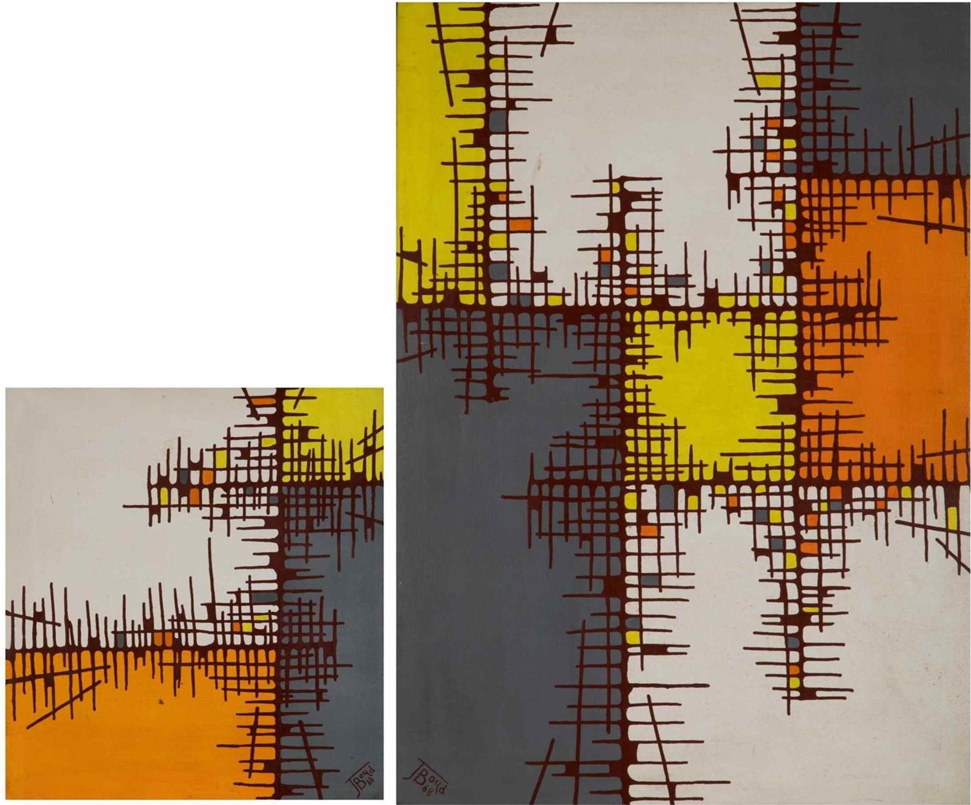 John H. Boyd (1926-2011) - Two abstract paintings