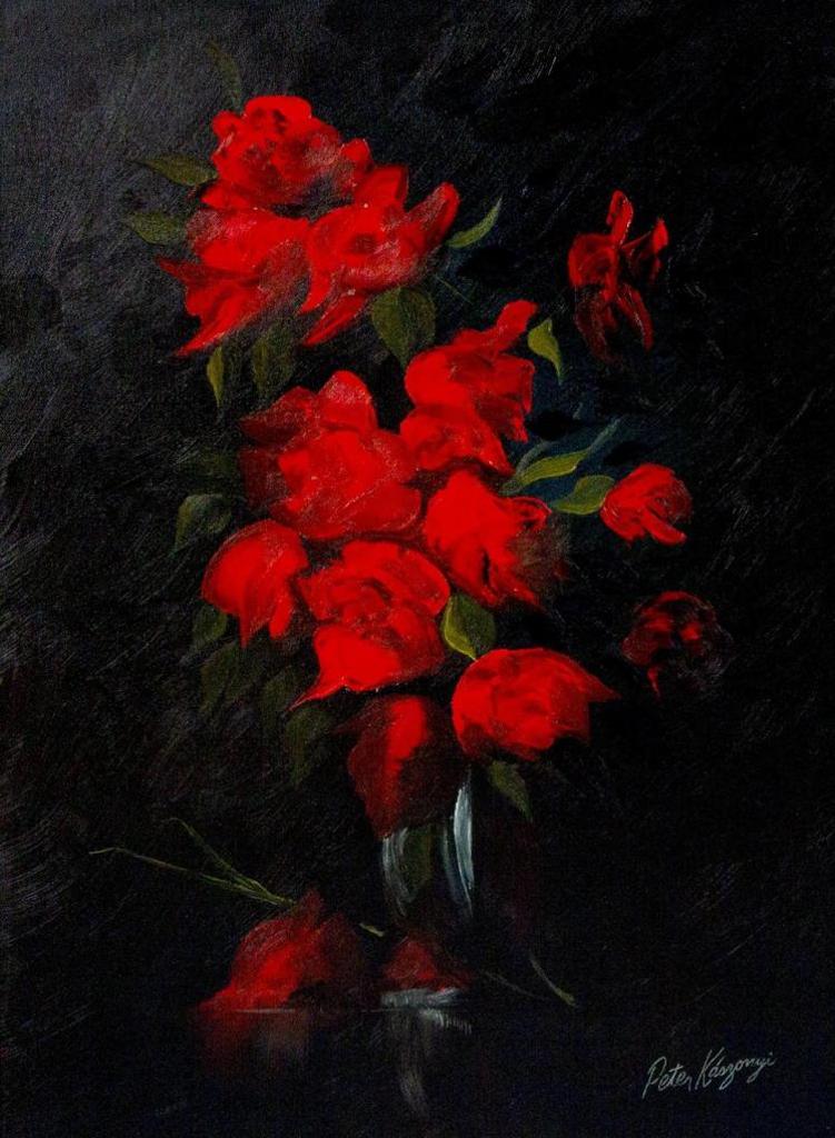 Peter Kaszonyi (1933-1993) - Still Life of Roses