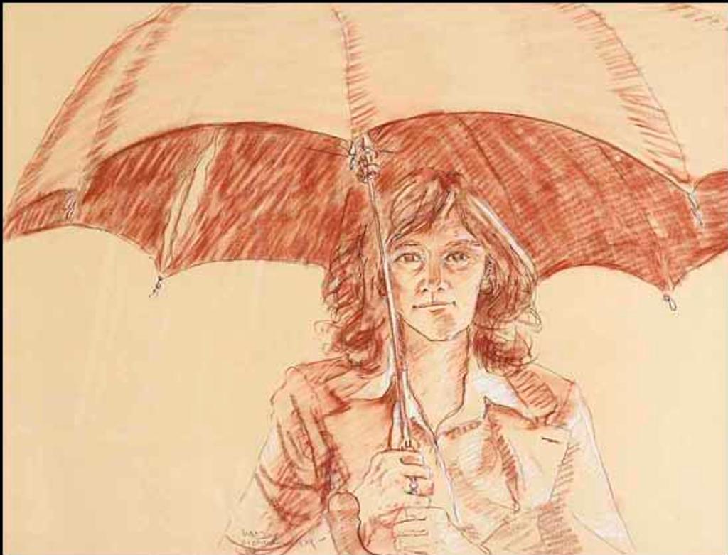 Robert Francis Michael McInnis (1942) - Woman and Umbrella (01868/2013-2742)