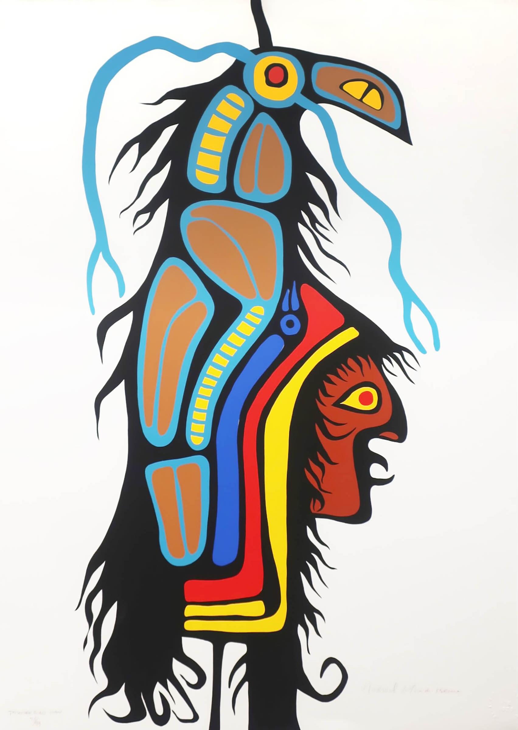 Norval H. Morrisseau (1931-2007) - Thunderbird Man
