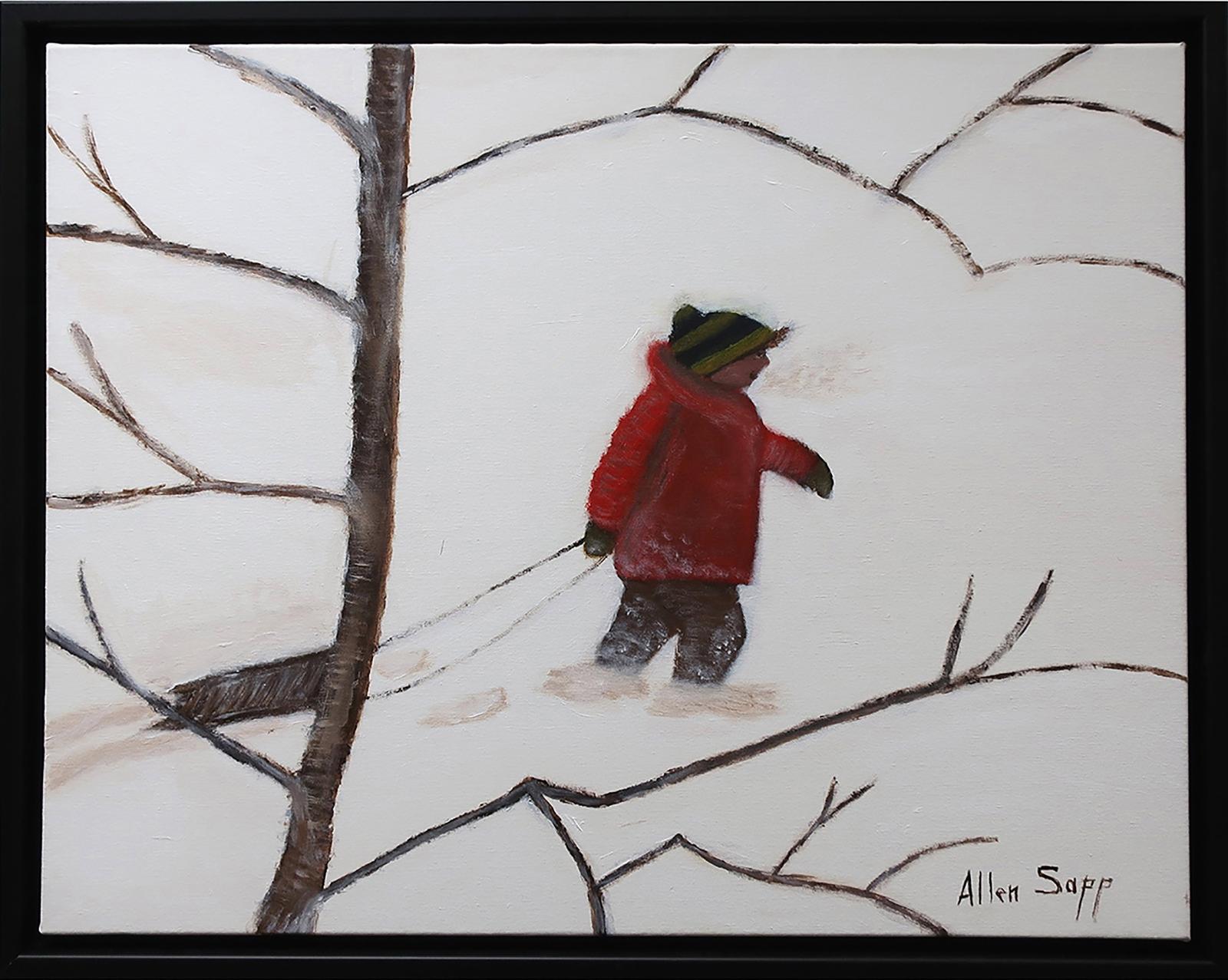 Allen Fredrick Sapp (1929-2015) - Untitled (Going Sledding)
