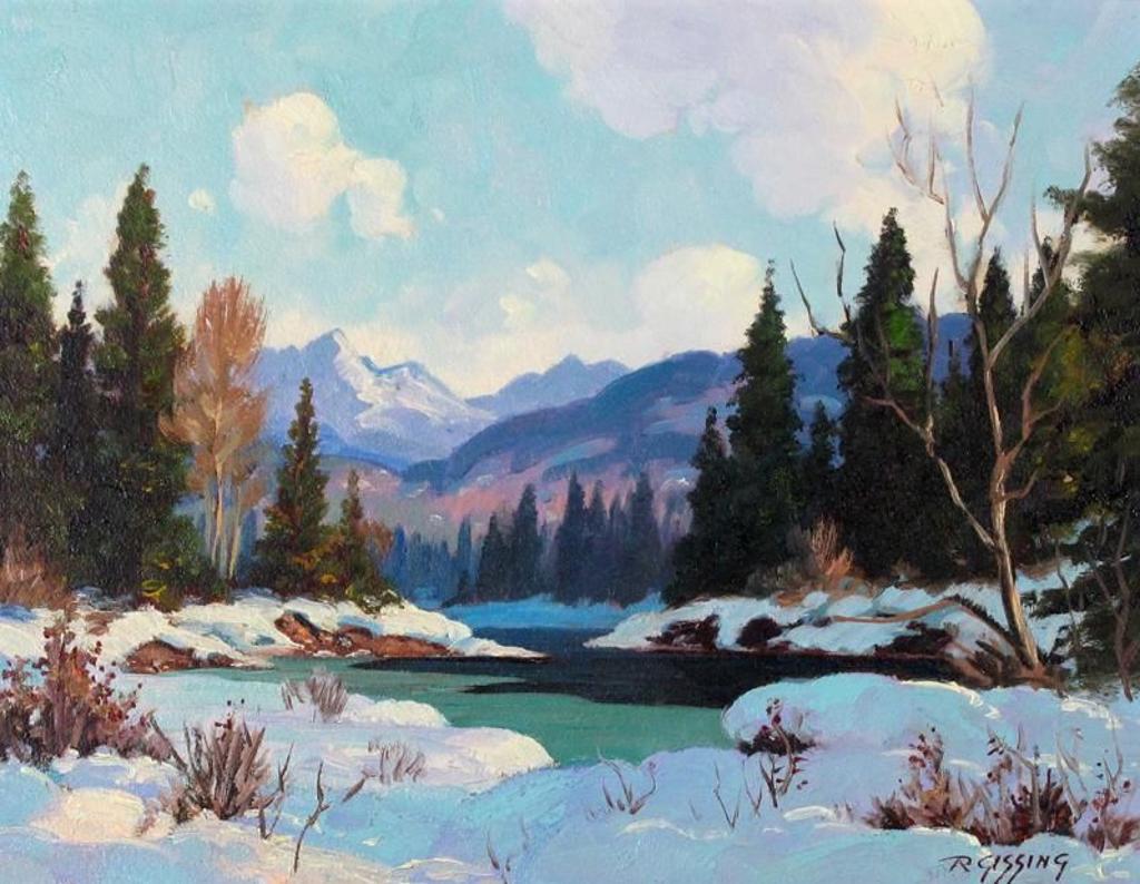 Roland Gissing (1895-1967) - Winter, Highwood Valley