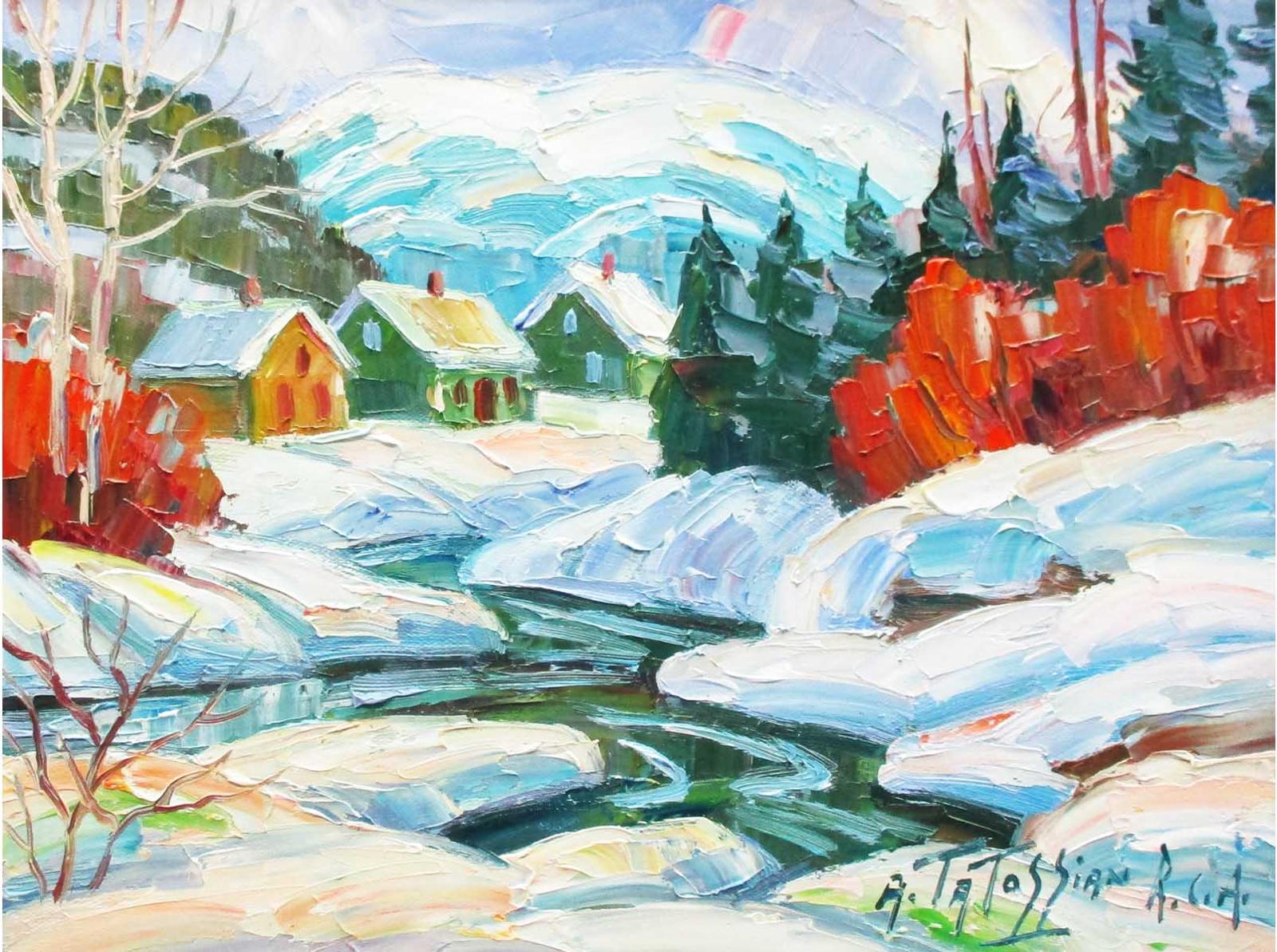 Armand Tatossian (1948-2012) - Village au Quebec