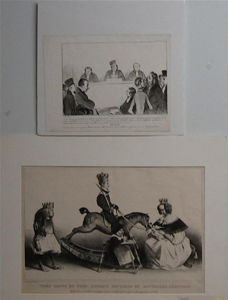 Honoré Daumier (1808-1879) - Tres Hauts Et Tres Puissans Moutards Et Moutardes Legitimes; La Cour Ordonne Que Le Cheval Et Le Cabriolet