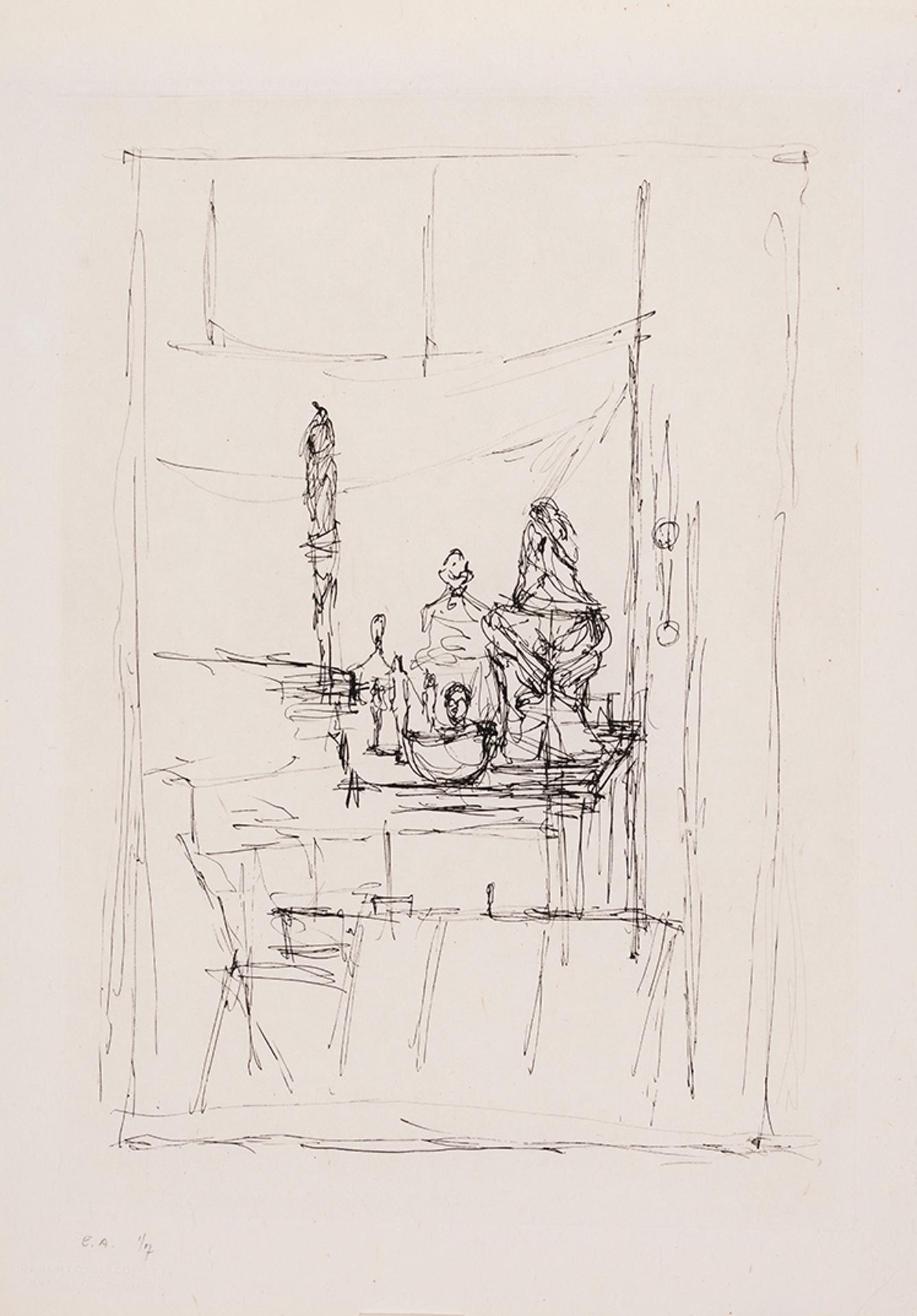 Alberto Giacometti (1901-1966) - Figurines dans l'atelier (from La Magie Quotidienne)