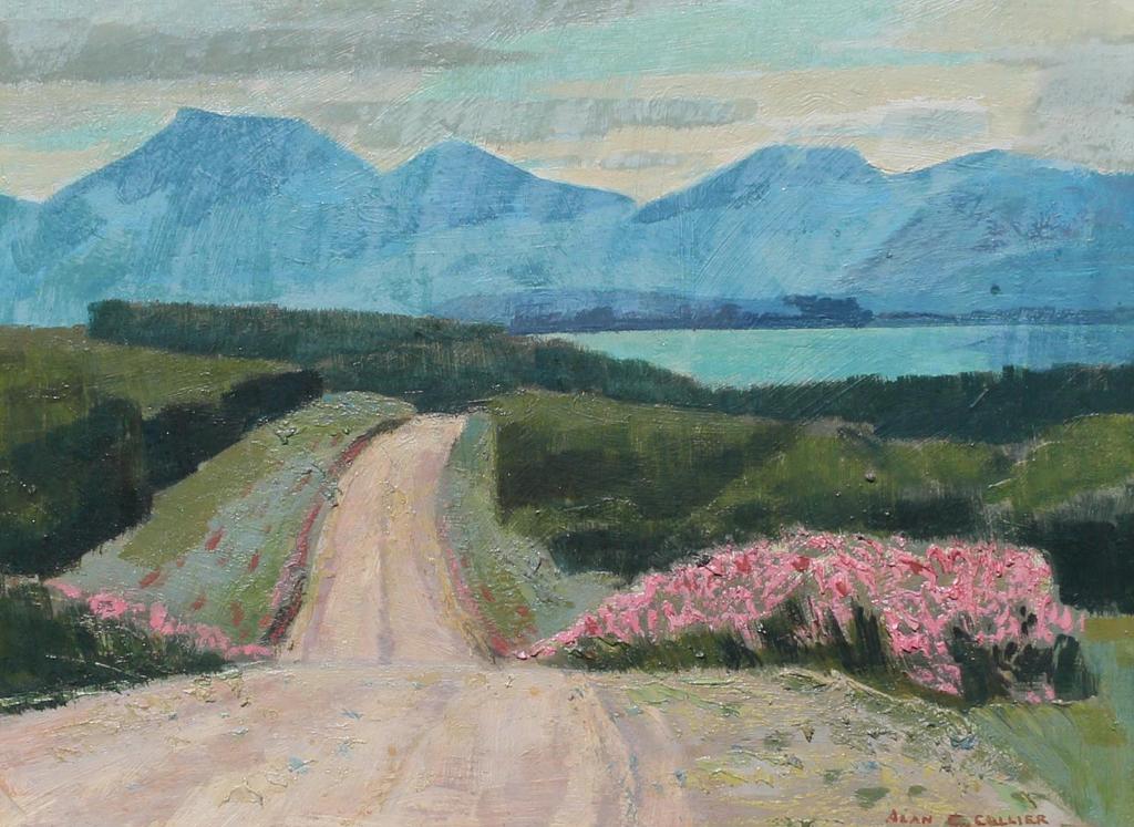 Alan Caswell Collier (1911-1990) - Above Atlin Lake (South Of The Alaska Highway On The Road To Atlin, B.C.)