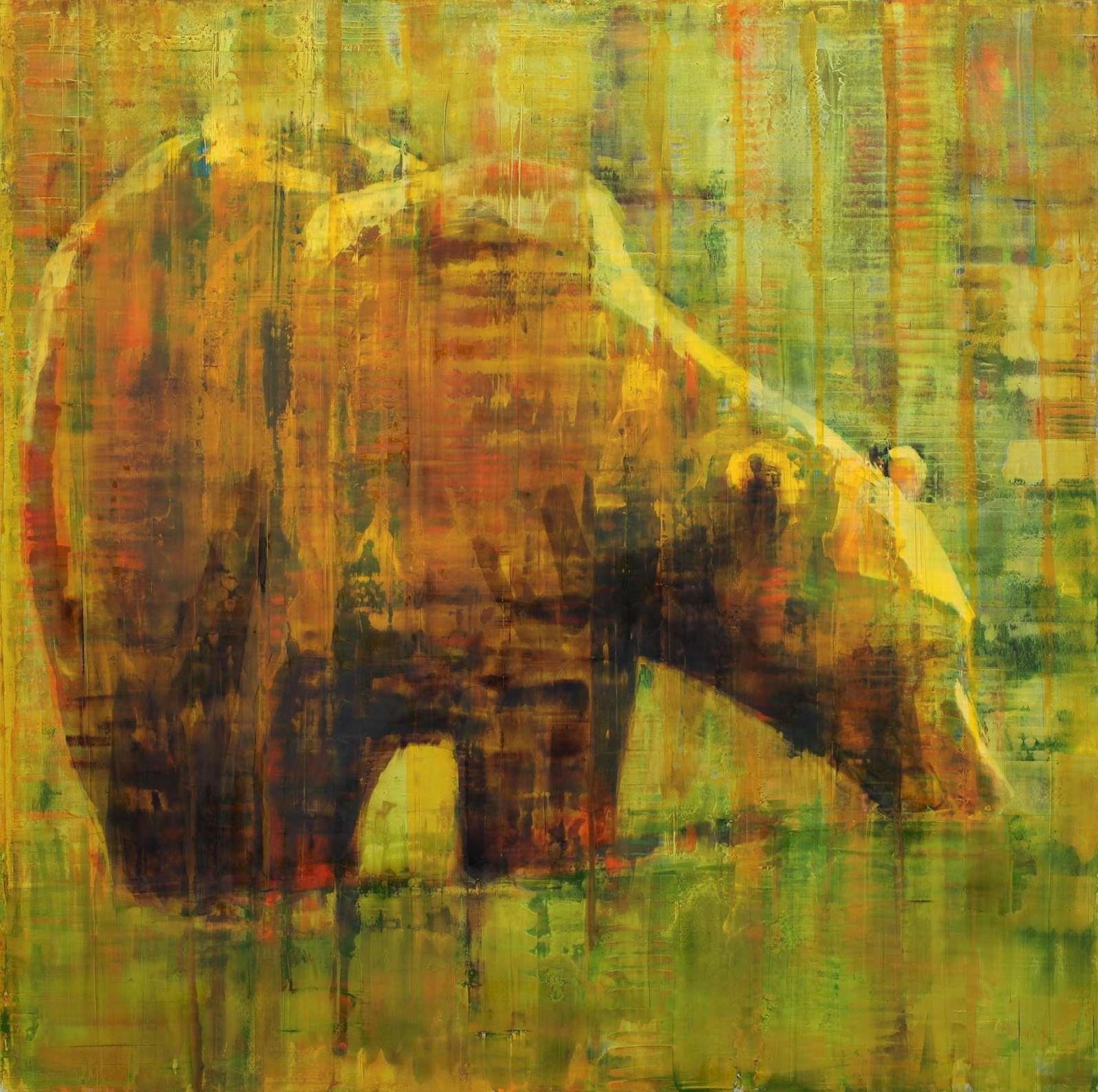 Les Thomas (1962) - Animal Painting #10-0023 (Grizzly); 2010
