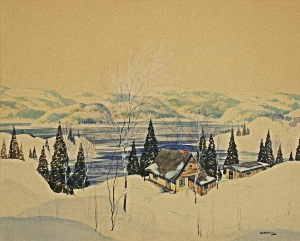Graham Norble Norwell (1901-1967) - Chalet On The Gatineau River