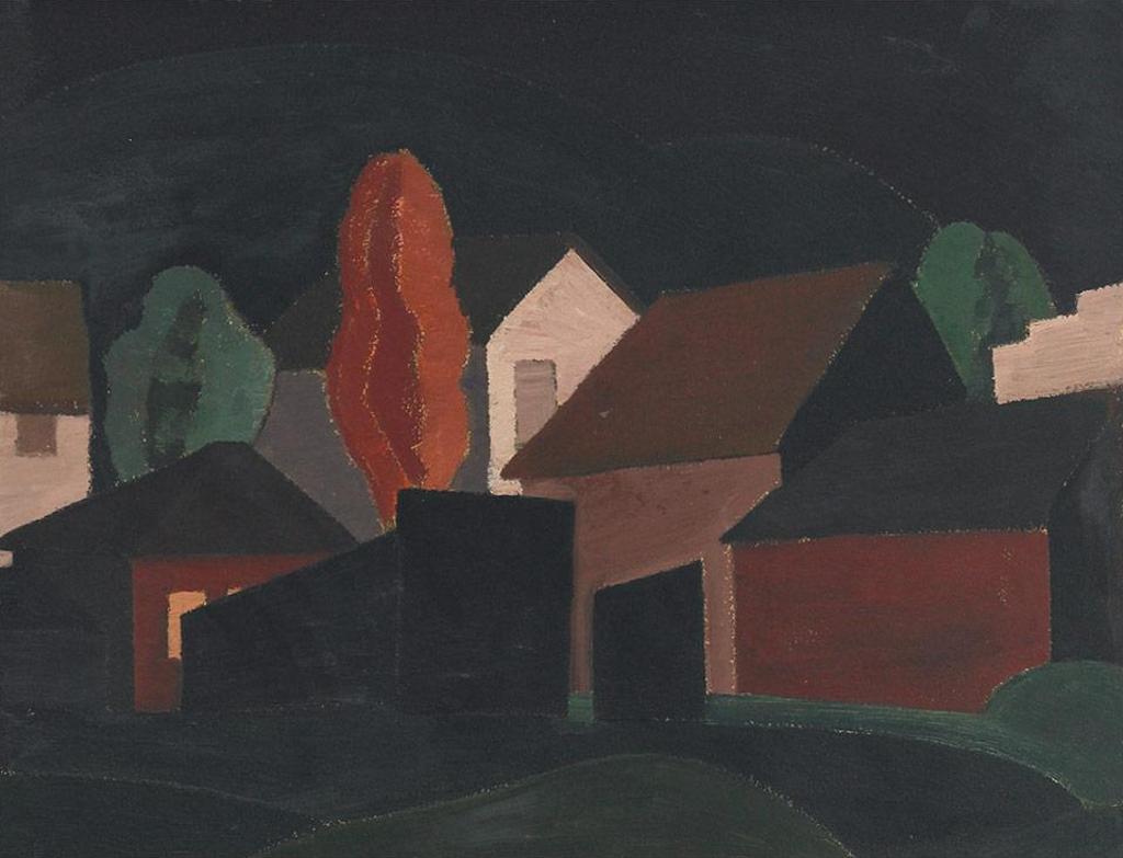 Isabel Grace McLaughlin (1903-2002) - Bancroft Street At Night