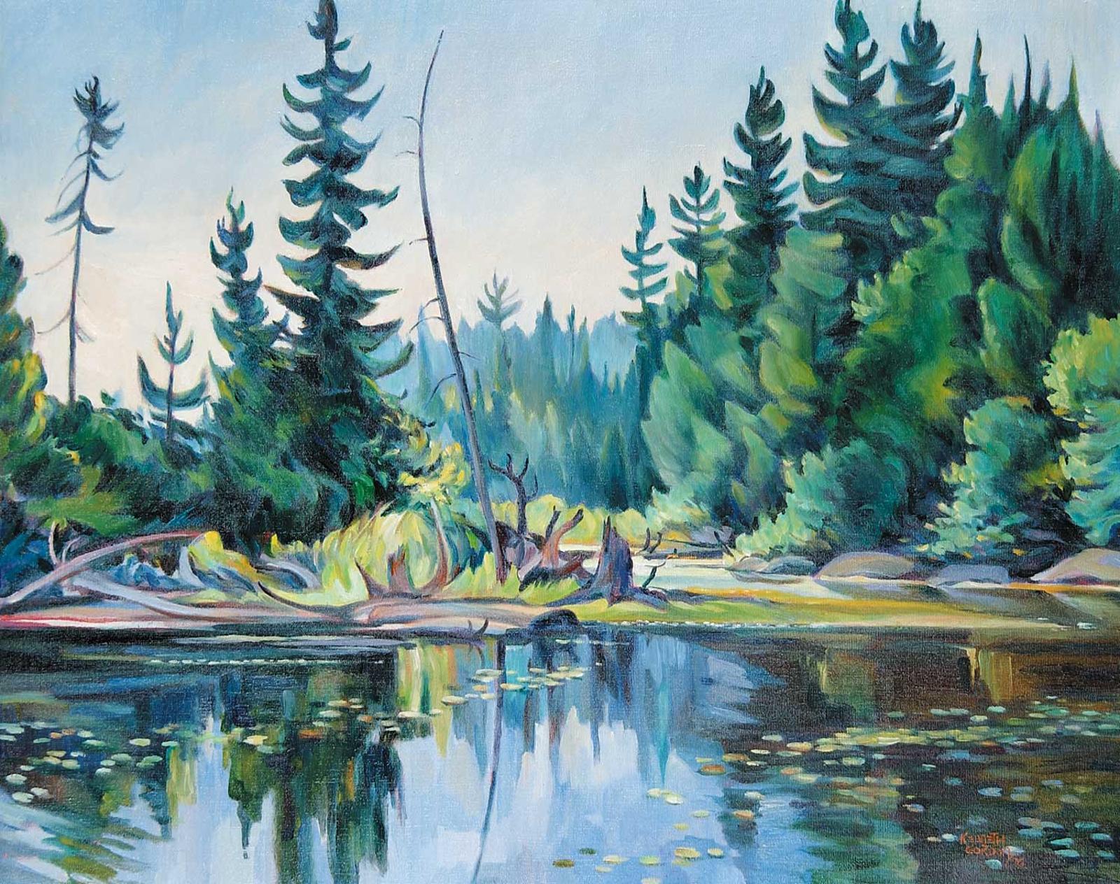 Kenneth Gordon (1929-1998) - Summer Morn, Crow River, Algonquin Ont.