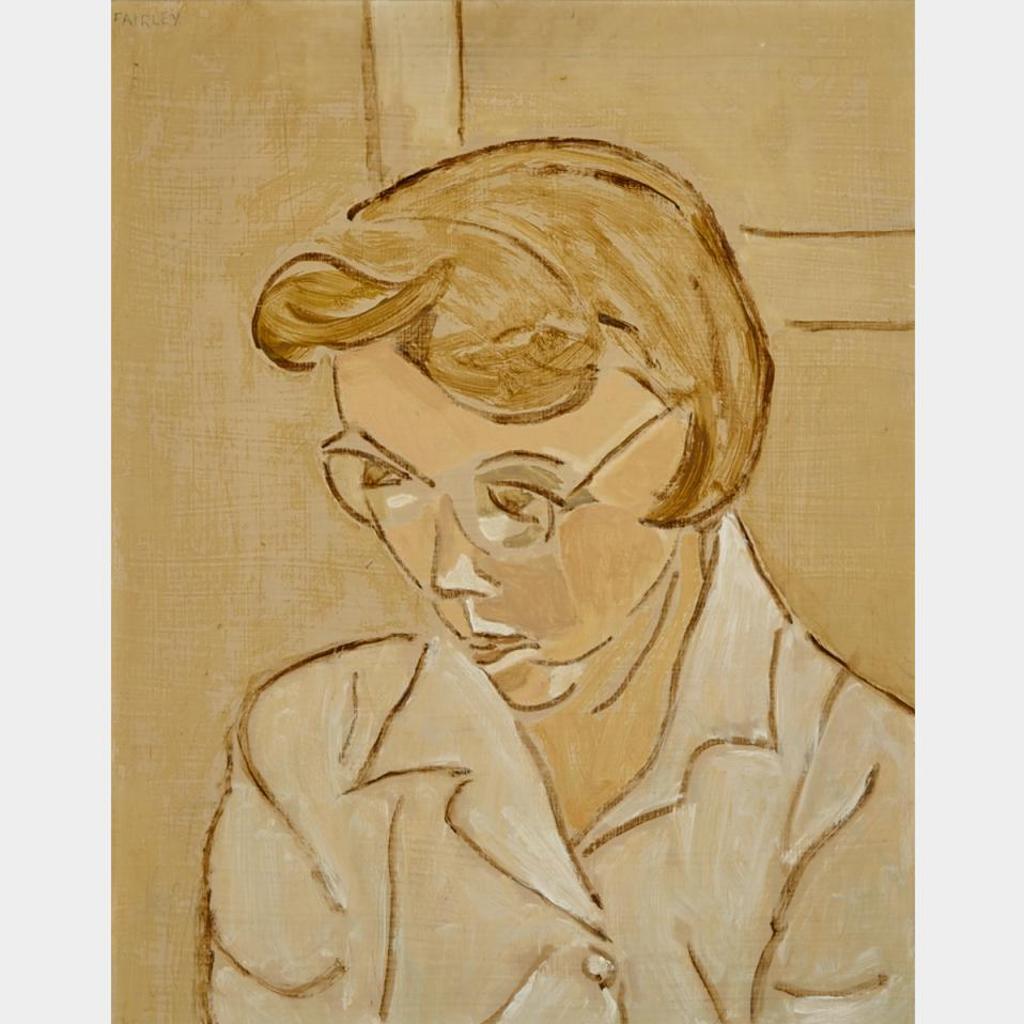 Barker Fairley (1887-1986) - Portrait Of Polly Sweetman, 1962