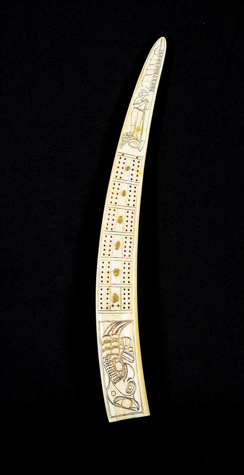 First Nations Basket School - Bullion Creek Cribbage Board