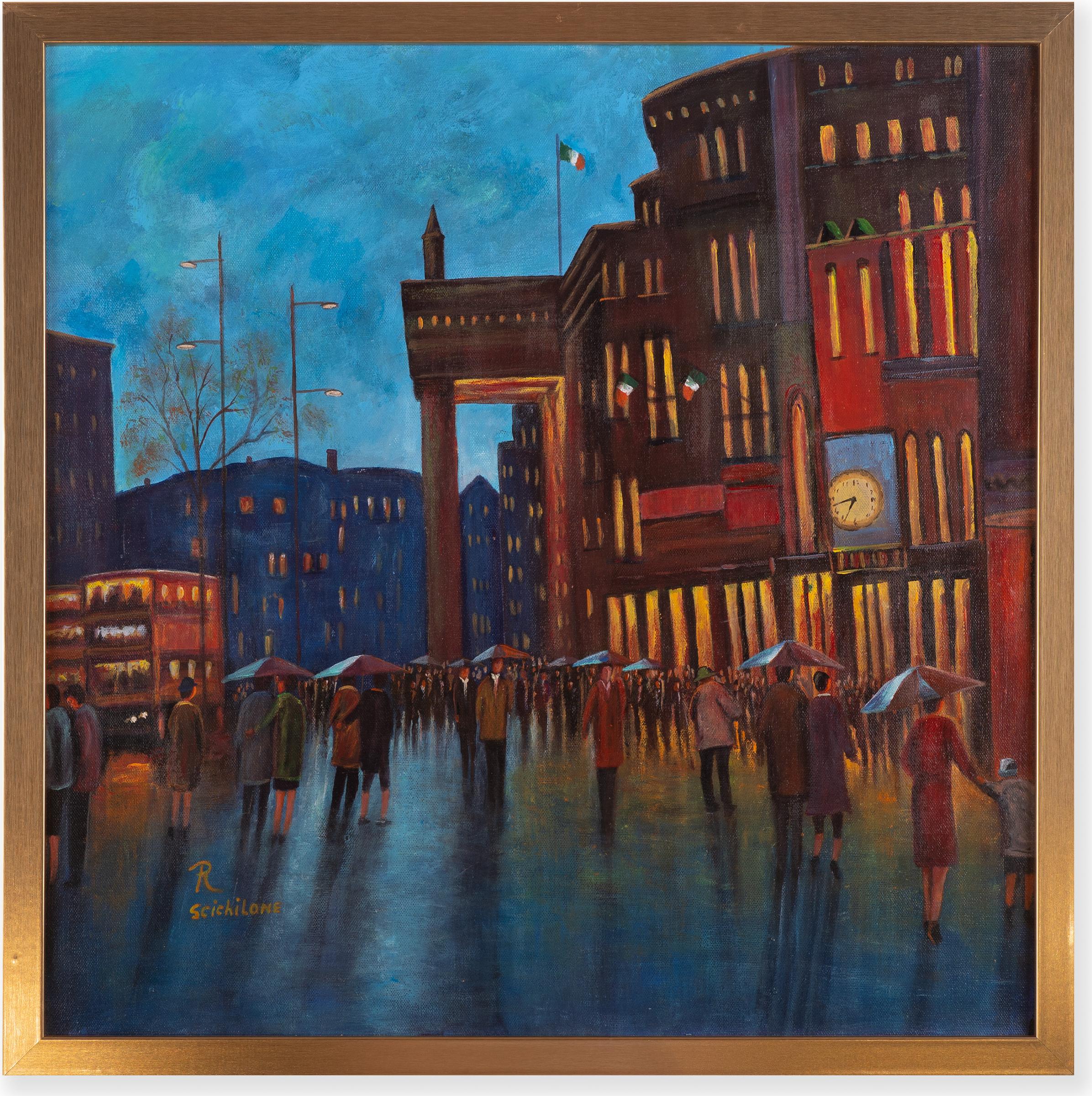 R Scichilone - 4 Paintings by R Scichilone