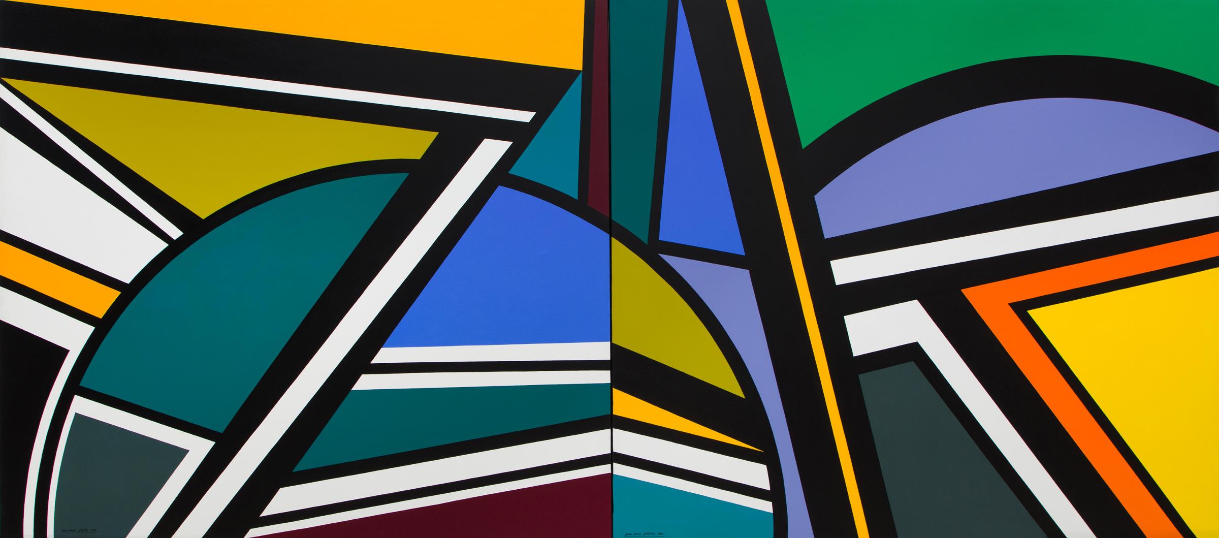 Jean-Paul Jérôme (1928-2004) - Les palais de la mer I & II, 1992