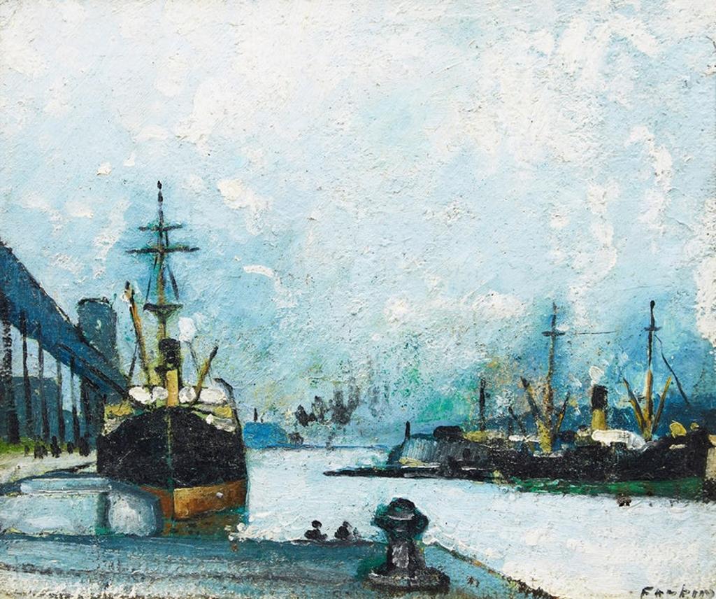 Marc-Aurèle Fortin (1888-1970) - Montreal, le Port