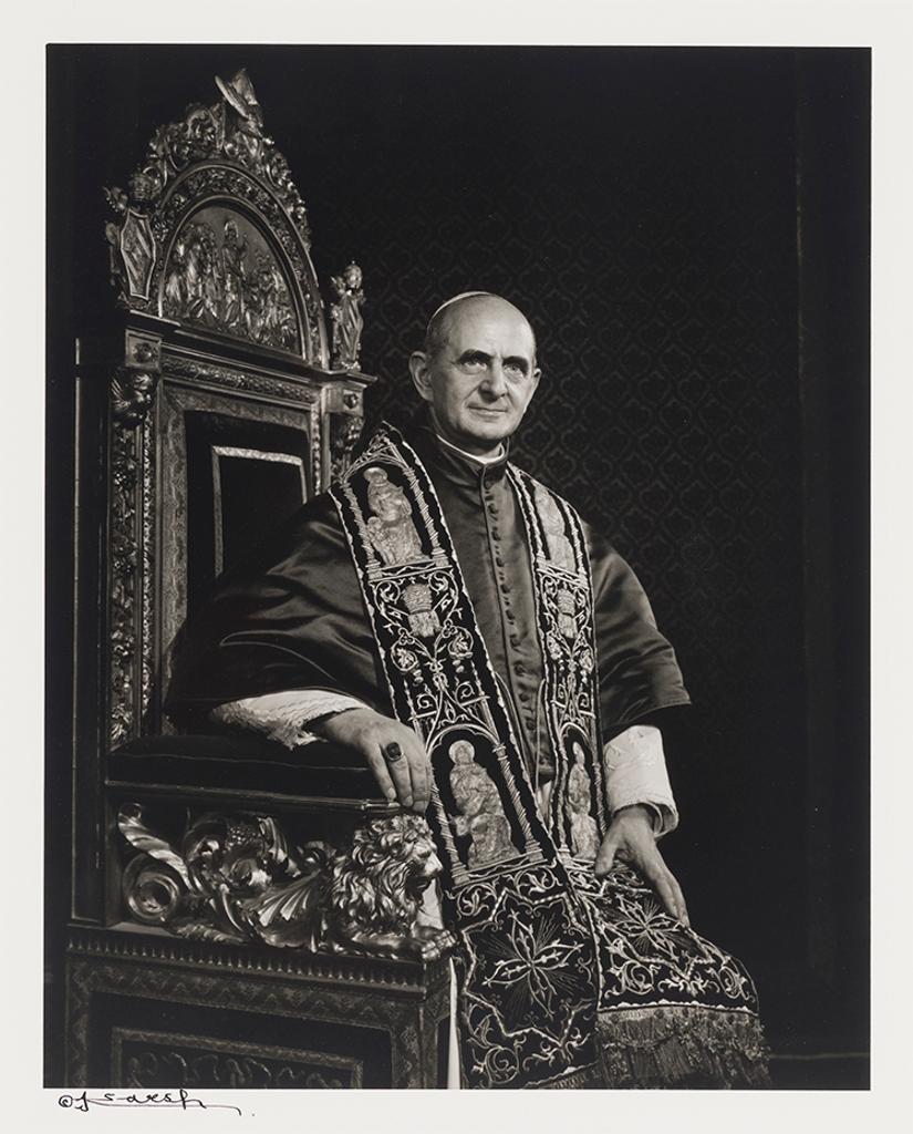 Yousuf Karsh (1908-2002) - Pope Paul VI