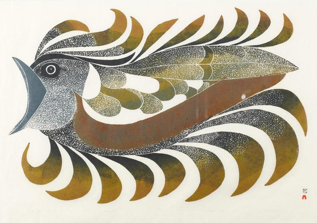 Pitaloosie Saila (1942-2021) - Bird Spirit At Sea