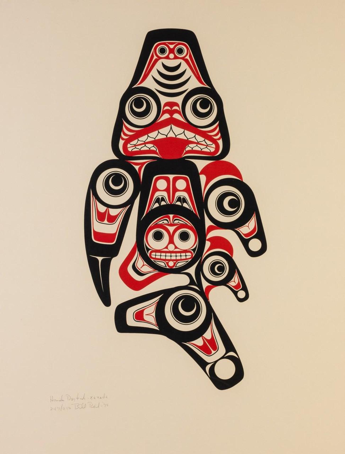 Bill (William) Ronald Reid (1920-1998) - Haida Dogfish - Xaxada