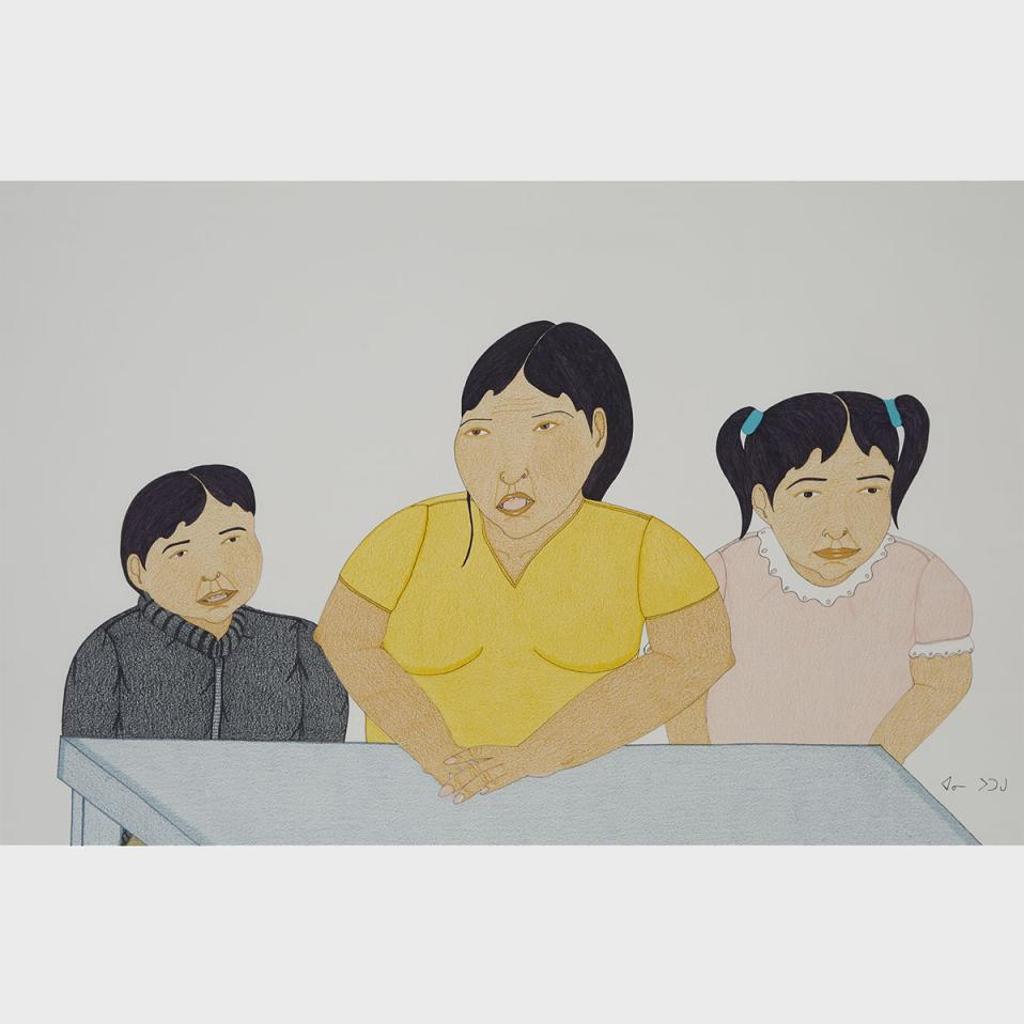 Annie Pootoogook (1969-2016) - Nujalia, Napachie, And Annie