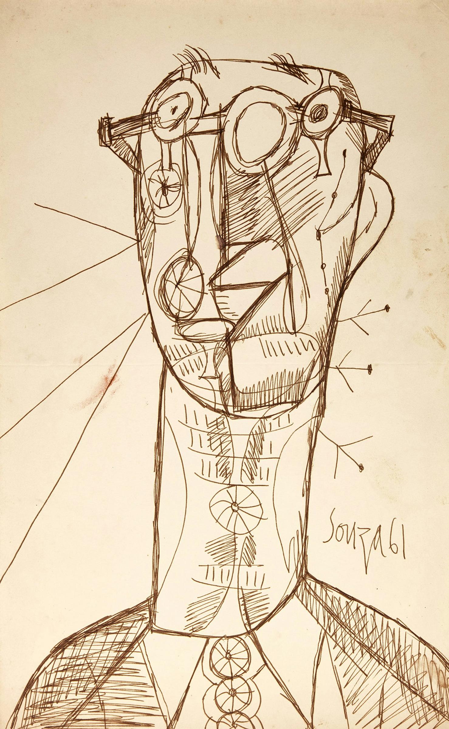 Francis Newton Souza (1924-2002) - Portrait