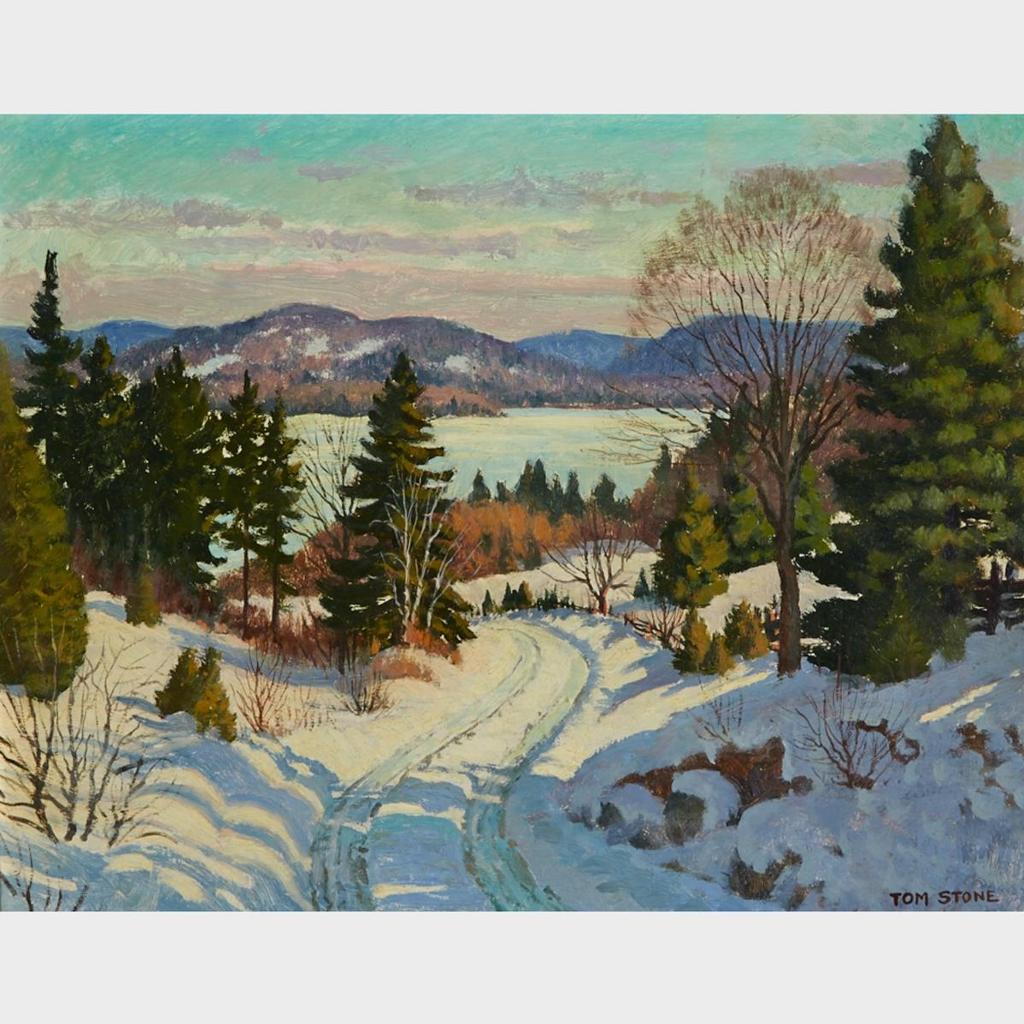 Thomas Albert Stone (1897-1978) - Winter Road Near Dwight