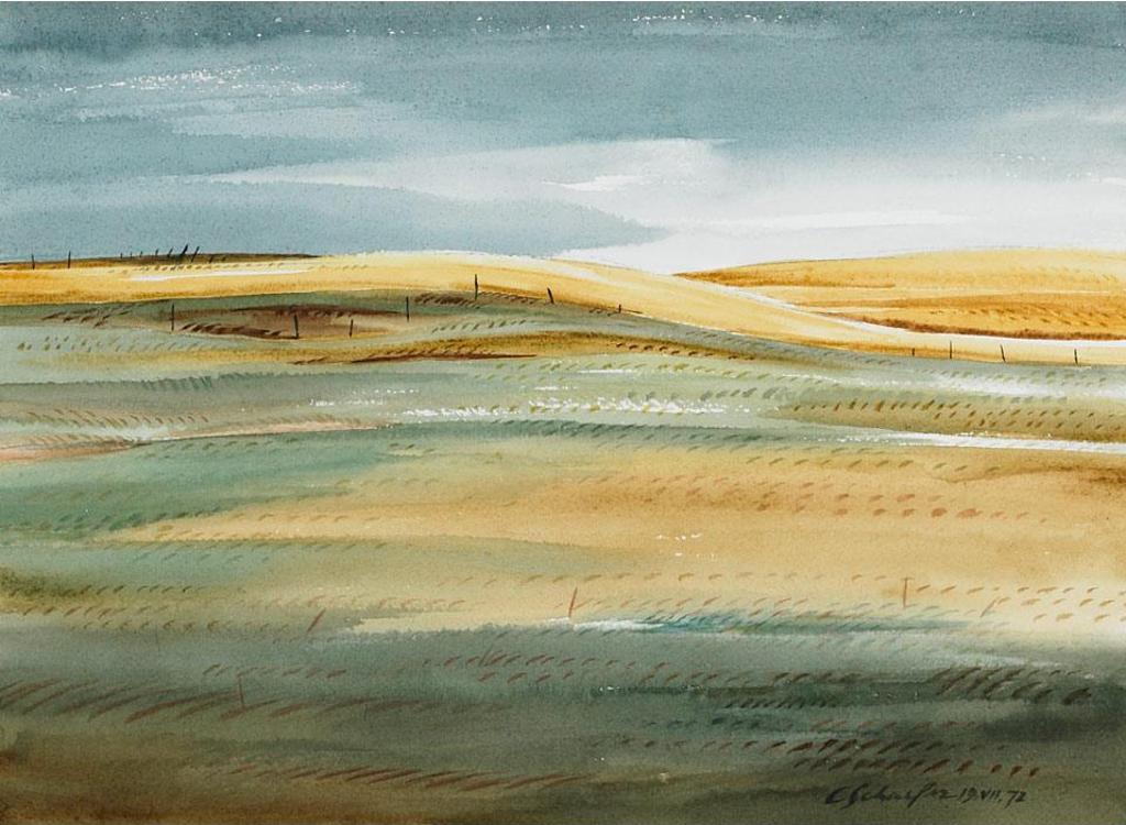 Carl Fellman Schaefer (1903-1995) - Fields In Waterloo County