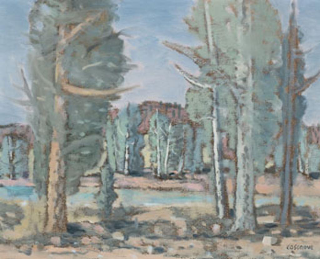 Stanley Morel Cosgrove (1911-2002) - Trees with River, La Tuque, Quebec