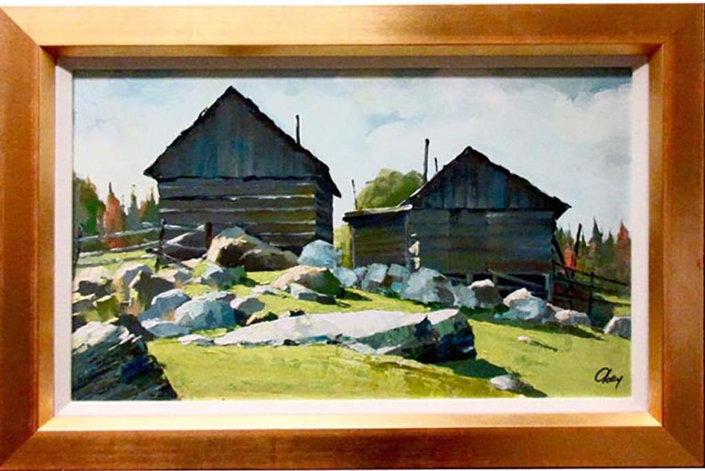 Ronald N. Okey (1921-2004) - Two Cabins