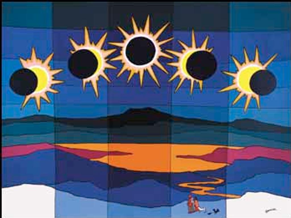 Ted Harrison (1926-2015) - The Great Eclipse