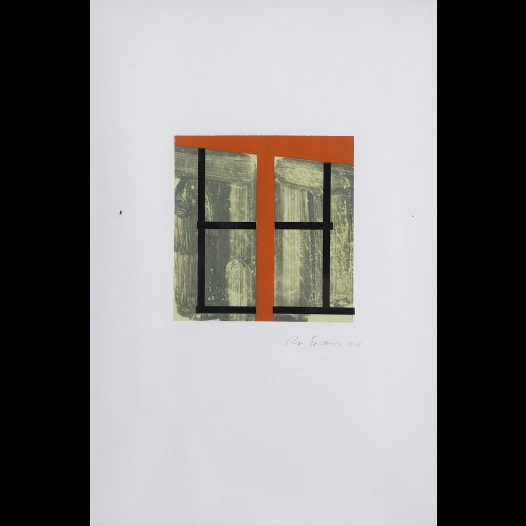 Ric Evans (1946) - Untitled (Orange T), Untitled (Red Half), Untitled (Blue T)