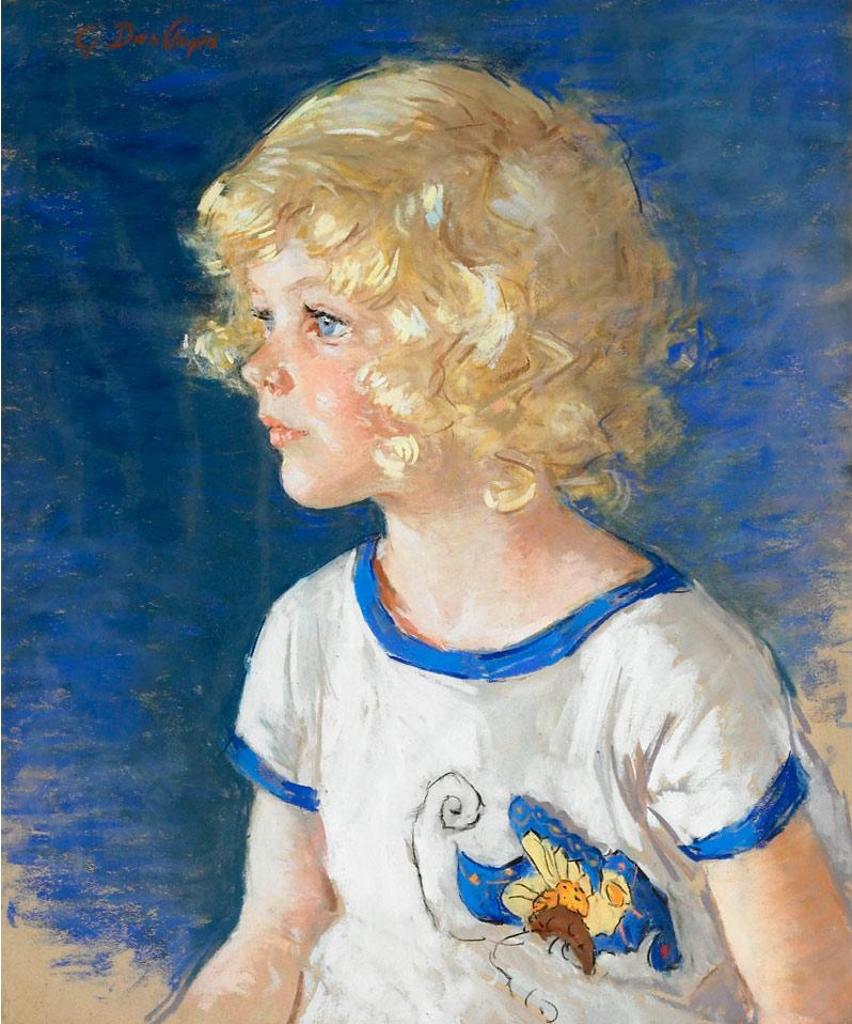 Gertrude Des Clayes (1879-1949) - Portrait Of A Young Girl