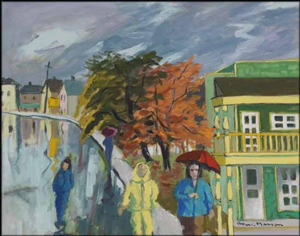 Henri Leopold Masson (1907-1996) - Out in the Rain, Hull, QC