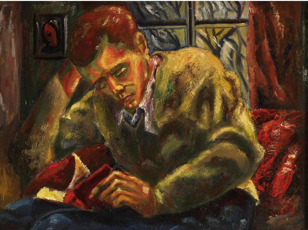 Kenneth C. Loveless (1919-1954) - Man Reading
