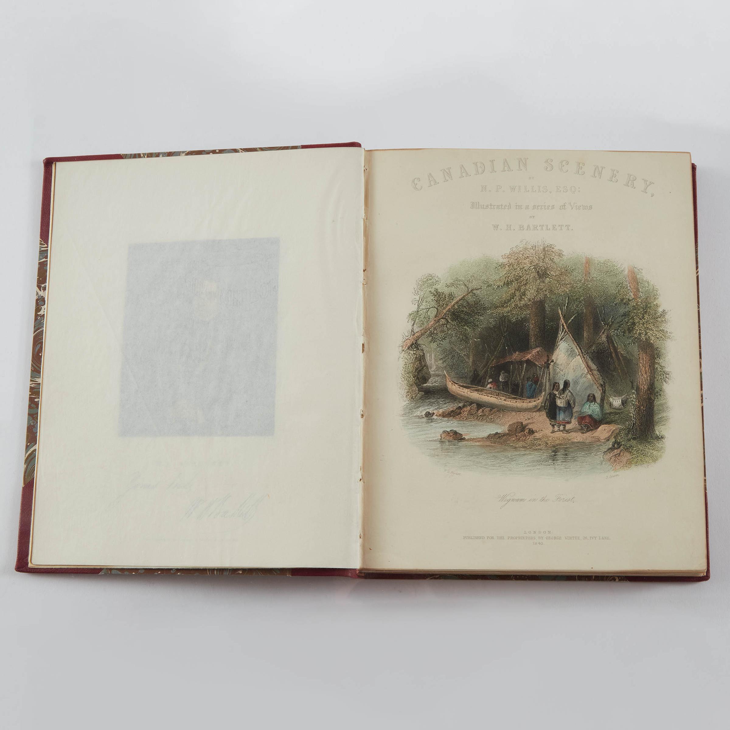 William Henry Bartlett (1809-1854) - Canadian Scenery, Illustrated In A Series Of Views
