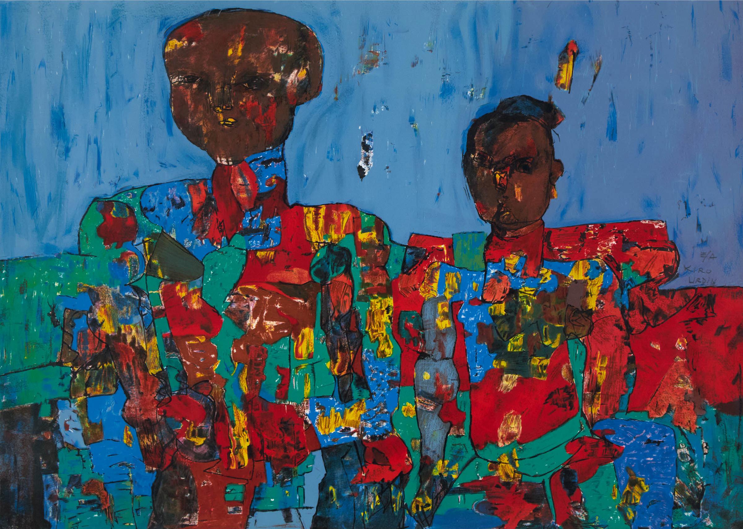 Kiro Urdin - Untitled (Two Figures)